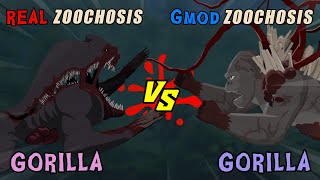 Zoochosis Gorilla vs Zoochosis Gorilla GMod | Zoochosis Animation