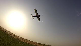 Min DHC-2 Beaver XK A600 Flight in 23 MPH Gusty Stormy Winds