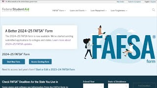Issues with recent changes to new FAFSA forms