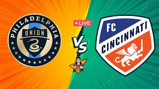 Watch Live PHILADELPHIA UNION vs CINCINNATI FC | MLS - Quarter Final United States| EN VIVO