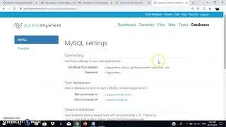 Gabungan Python & MySQL dalam Flask (PythonAnywhere)