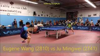 Breath-taking Semi-Finals: Eugene (2810) vs Ju (2741) Highlights - 2018 ICC Butterfly America Open