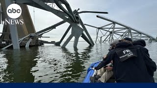 Crews search for people missing after Baltimore bridge collapses