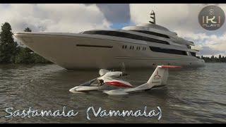 Flying over Sastamala in Finland (previously known as Vammala) Icon A5 - Microsoft Flight Simulator