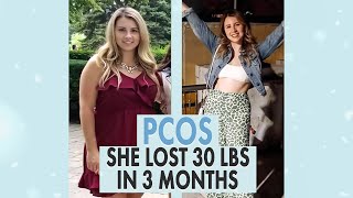 How Victoria Lost 30 Pounds with PCOS | Her 5 tips for PCOS weight loss!