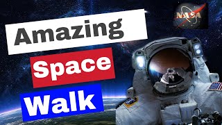 Space walk from International Space Station /nasa Astronaut space walk (science shooter)