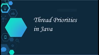 Thread Priorities in Java || #javatutorials #java #threads