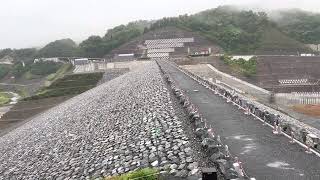 2022.7.10 安威川ダムの様子と天端ウォークについて