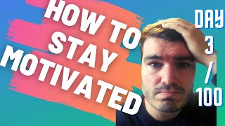 How to Stay Motivated during a Run Streak | RunStreak Day 3 / 100