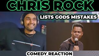 Chris Rock | Lists God's Mistakes | Netflix Is A Joke | First Time Reaction