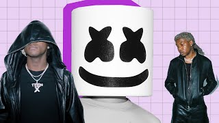 marshmello's alone, but its an opium beat