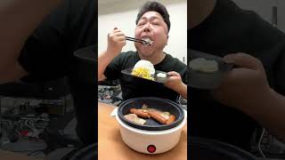 サムギョプサルとチャーハンをもぐもぐ #mukbang #asmr #food