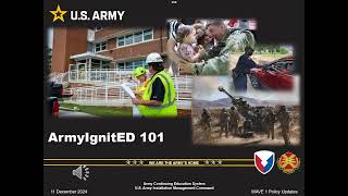 ArmyIgnitED 101 Training 17 DEC 24