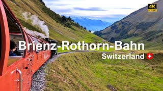 Switzerland l Brienz Rothorn Railway l Autumn 2022 l 4K