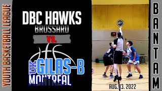 DBC Hawks Brossard vs. Gilas MTL [B] (YBL bantam)