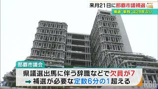 那覇市議会が議員補欠選挙を実施へ　市議6人が県議選に立候補で規定超える欠員