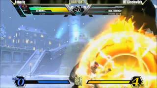 UMVC3 - BT Clockw0rk vs Fanatiq Bar Fights 2011 No Lag!