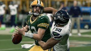 NFL Sunday 1/12 Green Bay Packers vs Seattle Seahawks Full Game | 2020 NFL Playoffs (Madden)