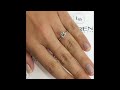 1 carat cushion cut diamond engagement ring