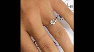 1 carat Cushion Cut Diamond Engagement Ring