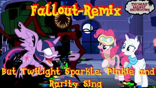 [FNF:Cover] Fallout-Remix But The Twilight Sparkle, Pinkie and Rarity Sing