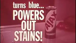 Ajax Cleanser Commercial - 1970's