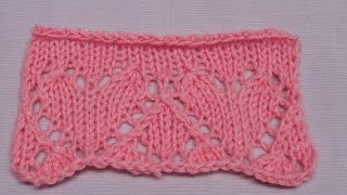 Ajour Herzen - Lace Hearts - Strickmuster - Knitting Pattern