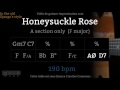 honeysuckle rose a section 190 bpm gypsy jazz backing track jazz manouche