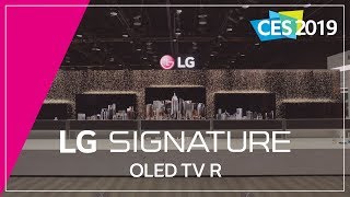 LG at CES 2019 - LG SIGNATURE OLED Rollable TV