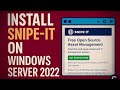 How to Install Snipe-IT on Windows Server 2022 – Complete Guide