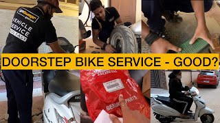 DOORSTEP BIKE/ACTIVA SERVICE - AT HOME 🏍 - GOOD EXPERIENCE | GOBUMPR REVIEW | BANGALORE | MUST TRY |