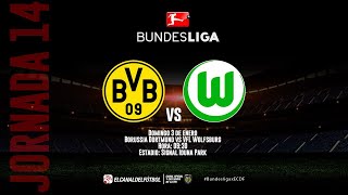Partido Completo: Borussia Dortmund vs VfL Wolfsburg | Jornada 14 - Bundesliga