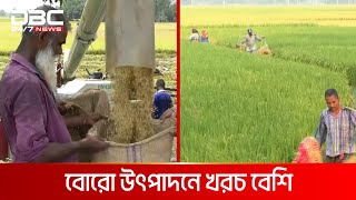 দিনাজপুরে তীব্র খরায় বোরোর ভালো ফলনেও কৃষকের মুখে নেই হাসি | DBC NEWS