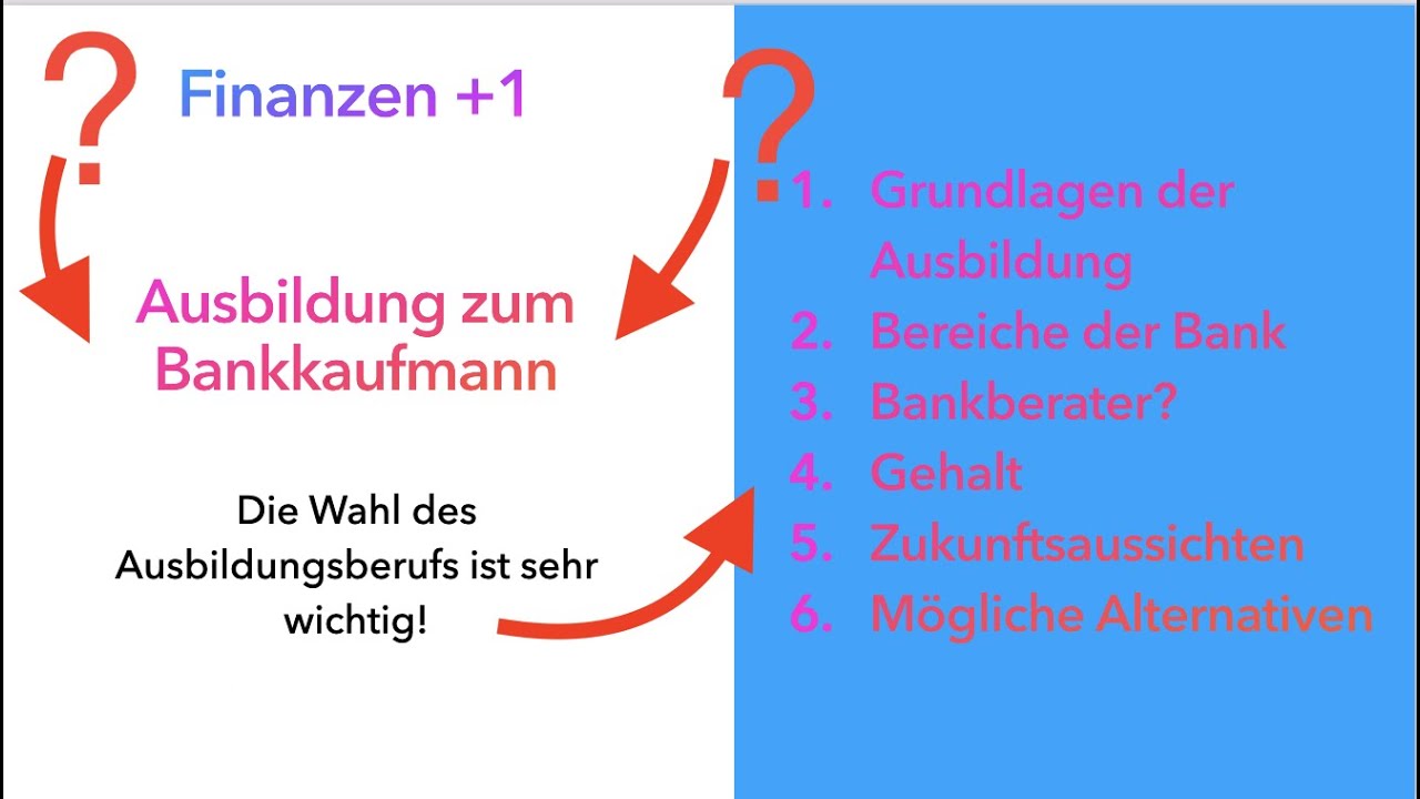 Ausbildung Zum Bankkaufmann - Macht Das Noch Sinn? Grundlagen, Gehalt ...