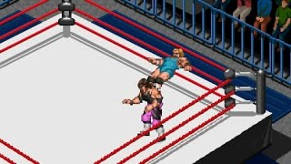 【GBA】ファイプロ Fire Pro Wrestling 2 Curt Hennig vs Bret Hart