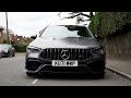 cla45s amg brutal drive with my new exhaust. sounds epic