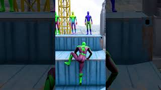 GTA 5 Epic Water Ragdolls | Spider-Man Jumps / Fails ep.43 #shorts