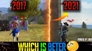 2017 VS 2021 RAISTAR GAMEPLAY || WHICH IS BEST🤔Raistar in 2017 vs 2021 #freefire #gameplay #shorts