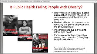 Is Public Health Failing People with Obesity?