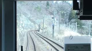 仙石東北ライン　特別快速　石巻行き　前面展望　塩釜駅→高城町駅