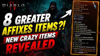 8 GREATER AFFIXES ITEMS? NEW CRAZY ITEMS with Cube Crafting