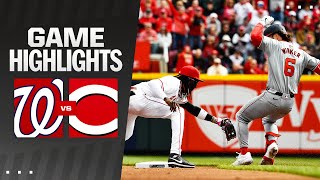 Nationals vs. Reds Game Highlights (3/28/24) | MLB Highlights