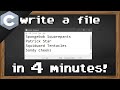 C writing files✍️