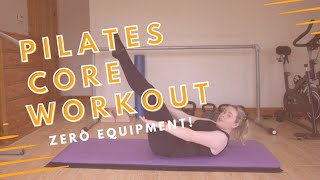 10 Minute Quick Pilates workout for a strong toned core// abdominal muscle workout