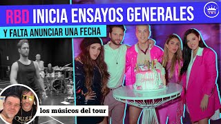 1,2,3 ARRANCAN ENSAYOS GENERALES DE RBD 📣 Los músicos originales, coristas y Sálvame y No Pares