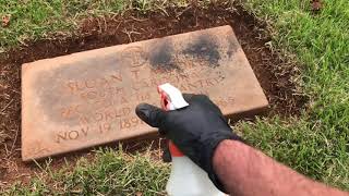 Restoring a WWI Soldier’s Grave and Tombstone