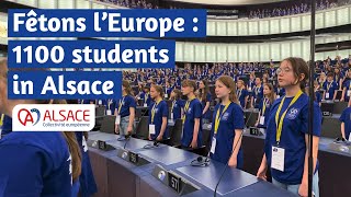 Fêtons l'Europe : 1100 students in Alsace (English version)