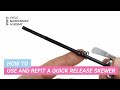 How To Use And Refit A Quick Release Skewer On A Bicycle