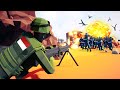 WW2 INDONESIAN ARMY VS DUTCH | Totally Accurate Battle Simulator