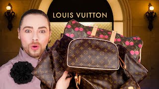 My Entire Louis Vuitton Bag Collection - from Murakami Cherries to my Latest LV Monogram Purchase!